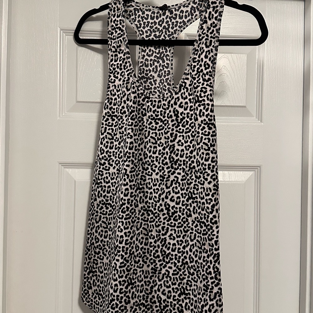 Maternity Leopard Print Workout Top